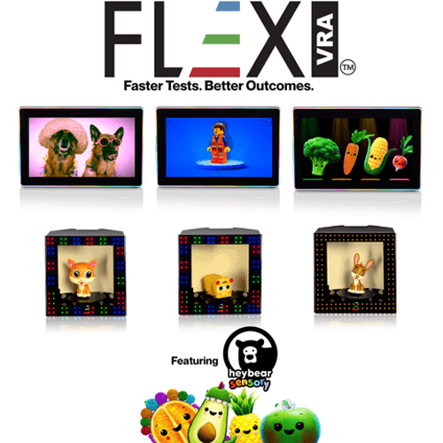 Flex VRA system with screens and buttons