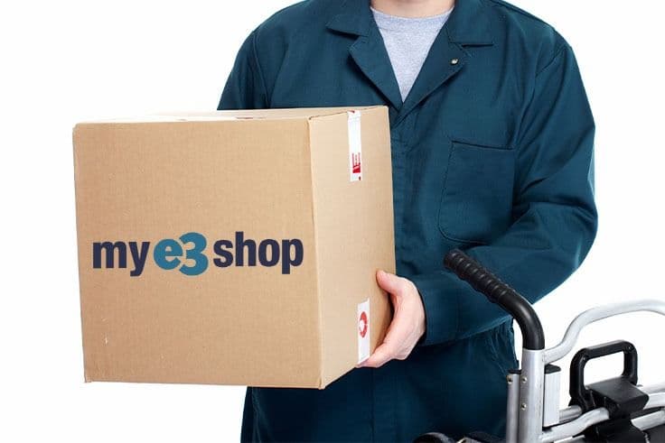 man holding supplies delivery box for mye3shop